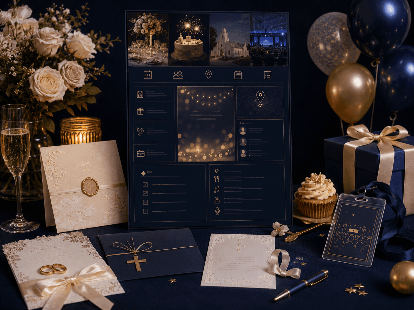 Landing digital personalizada para eventos y celebraciones